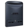 CASSETTA POSTALE  PRIMULA  cm 29 x 10 x H.39 - grigio