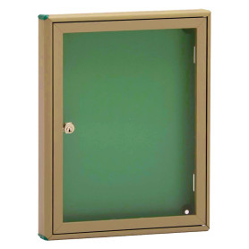 BACHECA PORTA AVVISI 1 FOGLIO cm 29x5x h.37 - bronzo