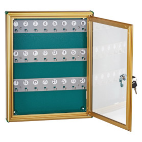 BACHECA PORTA CHIAVI cm 29 x 5 x h.37 - bronzo