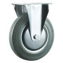 RUOTA PER CARRELLI  diametro  mm 80 - piastra mm 105 x 85 - capacità kg 60