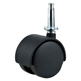 RUOTA PER MOBILI DOPPIA  diametro  50 - perno 10x38 - capacità kg 30 - pz 2 BL