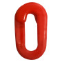 ANELLO DI GIUNZIONE PER CATENA SEGNALETICA IN PLASTICA mm 6 - blister da 20 pezzi
