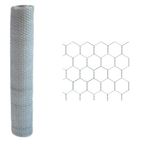 RETE TRIPLA TORSIONE ESAGONALE 25 x 3 Filo  diametro  mm. 0