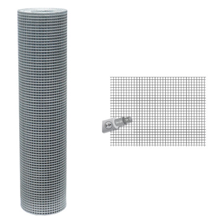 RETE ELETTROSALDATA ZINCATA 50 x 25 Filo  diametro  mm. 1