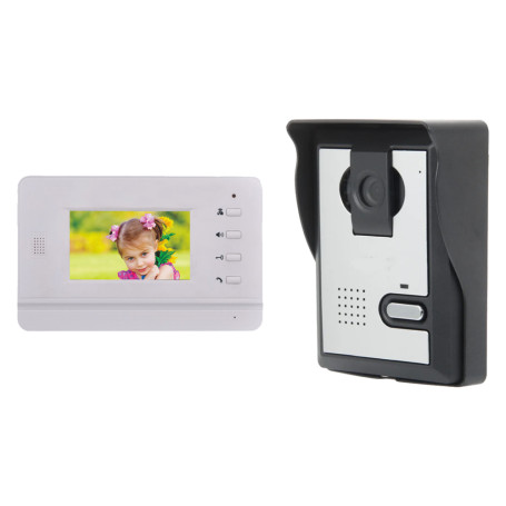 VIDEOCITOFONO MONO FAMILIARE IN KIT schermo da 4