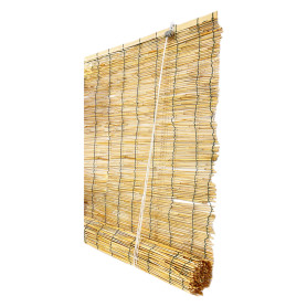 TAPPARELLA IN ARELLE BAMBU  CON CARRUCOLA cm 150 x 300