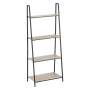 SCAFFALE ORGANIZER IN METALLO E LEGNO cm 60 x 35 x H 148 - 4 ripiani