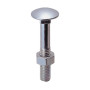 BULLONE C\DADO TTDQ  5 X 70MM ZINCATO
