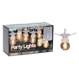 CATENA LINEARE A LED  PARTY LIGHTS  10 LED - 9