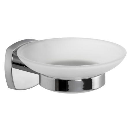 PORTA SAPONE SERIE  STARTER  leghe metalliche - vetro opaco