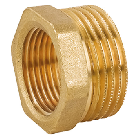 RIDUZIONE ESAGONALE MASCHIO/FEMMINA  ART.1212  1/2 x 3/8 ( maschio x femmina )