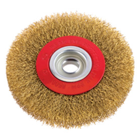 SPAZZOLA CIRCOLARE PER MOLA  diametro  mm 150 - foro mm 13