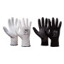 GUANTI POLIESTERE / POLIURETANO Tg. 9 (L) - palmo nero