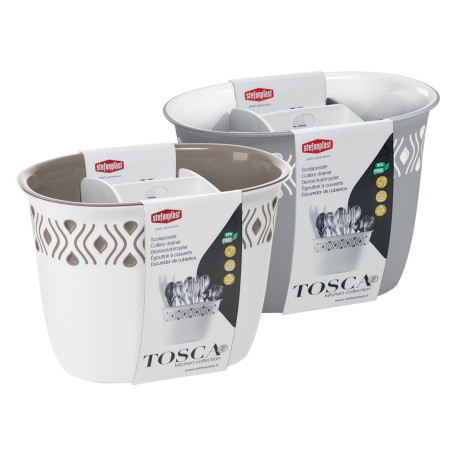 SCOLAPOSATE  TOSCA  bianco/tortora