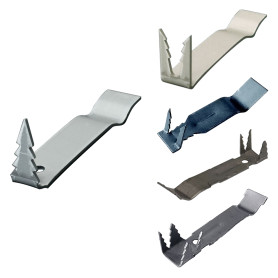 ARPIONE PER INFISSI n. 2 punte - mm 135 x 25 x sp. 2