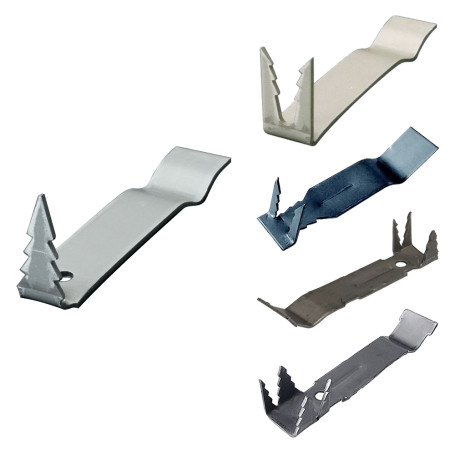 ARPIONE PER INFISSI n. 2 punte - mm 135 x 25 x sp. 2