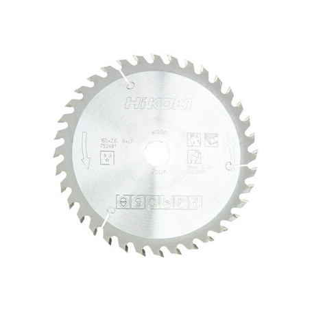 HIKOKI LAMA P\SEGA CIRCOLARE 165 MM F.20 MM