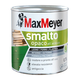 MAX SMALTO ALLACQUA POLIURETANICO OPACO LT.0