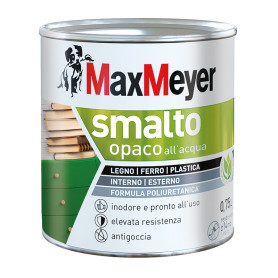 MAX SMALTO ALLACQUA POLIURETANICO OPACO LT.0