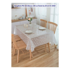 TOVAGLIATO TRASPARENTE SMART QUADRIFOGLIO H 140