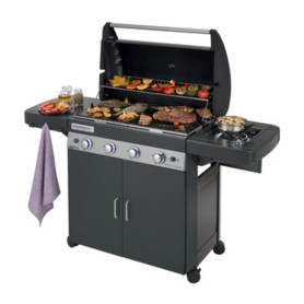 BARBECUE A GAS DUALGAS 4 CLASSIC LS PLUS DARK 12.8+2.3KW
