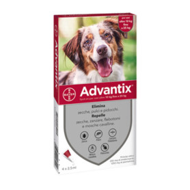 BAYER ADVANTIX SPOT ON 4 PIPETTE CANI 10-25 KG