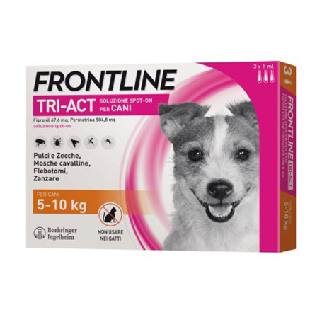 FRONTLINE TRI-ACT CANI  5-10 KG 3 PIPETTE