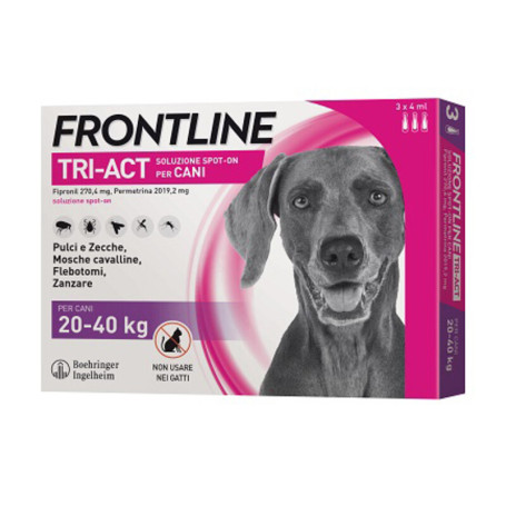 FRONTLINE TRI-ACT CANI 20-40 KG 3 PIPETTE