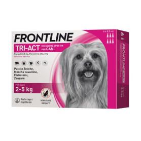 FRONTLINE TRI-ACT  CANI 2- 5 KG 6 PIPETTE OFF. SPECIALE