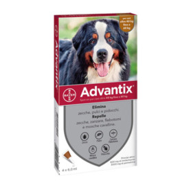 BAYER ADVANTIX SPOT ON 4 PIPETTE CANI 40 -60 KG