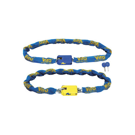 VIRO 1.4239 CATENA C\LUCCHETTO SUPERMORSO 150 CM