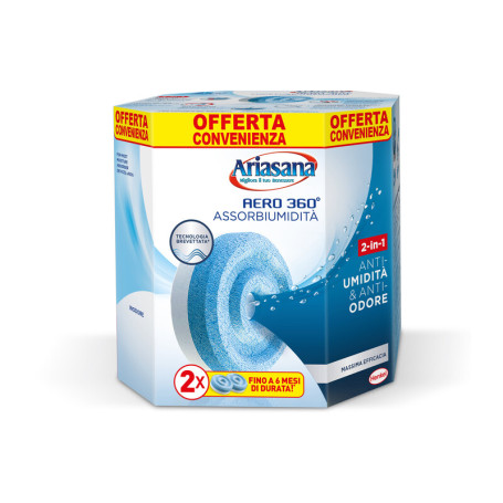 ARIASANA RICARICA AERO 360 TAB INODORE 2X450 G