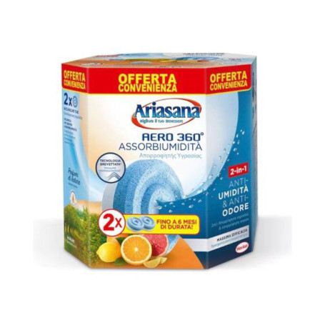 ARIASANA RICARICA AERO 360 TAB AGRUMI 2X450 G
