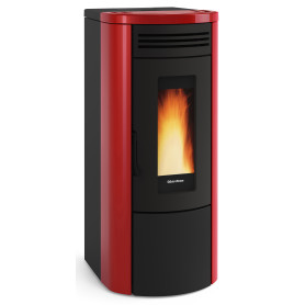 TERMOSTUFA PELLET ERM\VENT 17 KW COSTANZA IDRO BORDEAUX