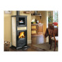 STUFA LEGNA C\FORNO  9.1 KW ROSSELLA PLUS  EVO PANNA