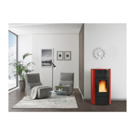 TERMOSTUFA PELLET VENT 18.1KW RAFFAELLA IDRO H15 BORDEAUX