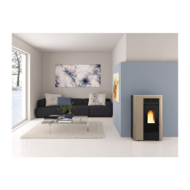 STUFA PELLET CANALIZ SLIM 9 KW ANNABELLA ADEVO TORTORA