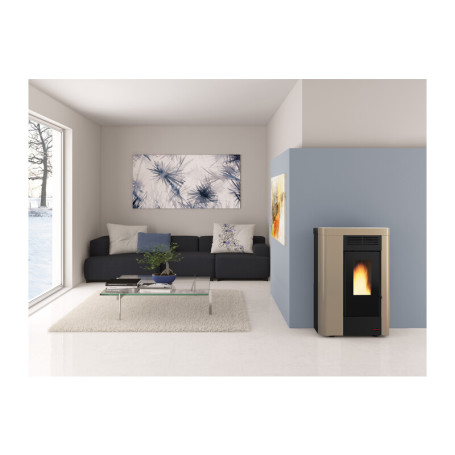 STUFA PELLET CANALIZ SLIM 9 KW ANNABELLA ADEVO TORTORA