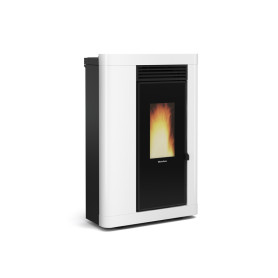 STUFA PELLET CANALIZ SLIM 9KW ANNABELLA PLUS 5.0 BIANCO