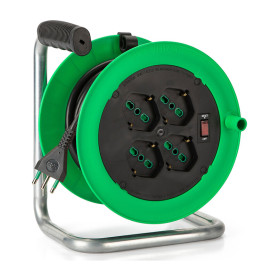 FME 146106 AVVOLGICAVO 4P 15M 3X1 SP 10A 4 PR BIP SC+LIM