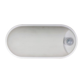PLAFONIERA  LED OVALE 18W 2000LM TRICOLOR C\SENS