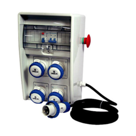 FME 74.324 QUADRO 4P CE 220V IP65 C\PULS EMER IP65