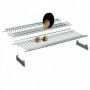 MENSOLE COLAPIATTI CROMATE CM. 76 C SUPPORTI