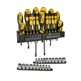 ST SET CACCIAVITI C\INSERTI E BUSSOLE 0.62143 57 PZ