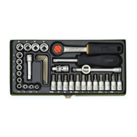 CHIAVE A BUSSOLA 4\13 MM SERIE 36 PZ PROXXON 23080