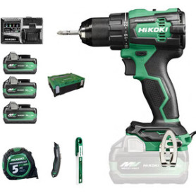 HIKOKI TRAPANO DV18DE 18V C\PERC BRUSH+3BATT+ACC