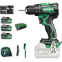 HIKOKI TRAPANO DV18DE 18V C\PERC BRUSH+3BATT+ACC