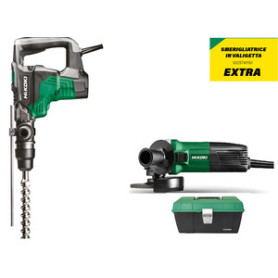 HIKOKI MARTELLO COMB DH40MC+SMERIGLIATRICE G12STA