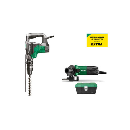 HIKOKI MARTELLO COMB DH40MC+SMERIGLIATRICE G12STA