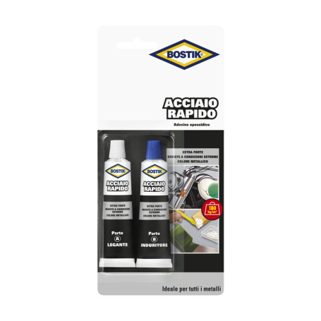BOSTIK ACCIAIO RAPIDO 30 G BLISTER